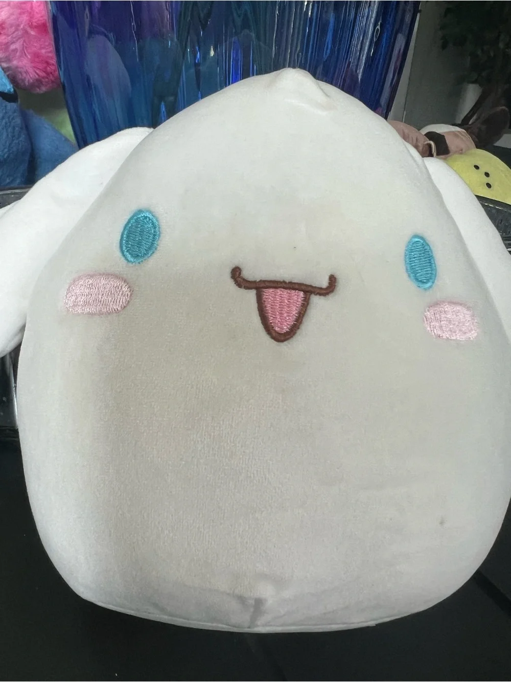 Blue Deer, Pink Seal and White Character Plush Trio - Soft Small Pet Plushies